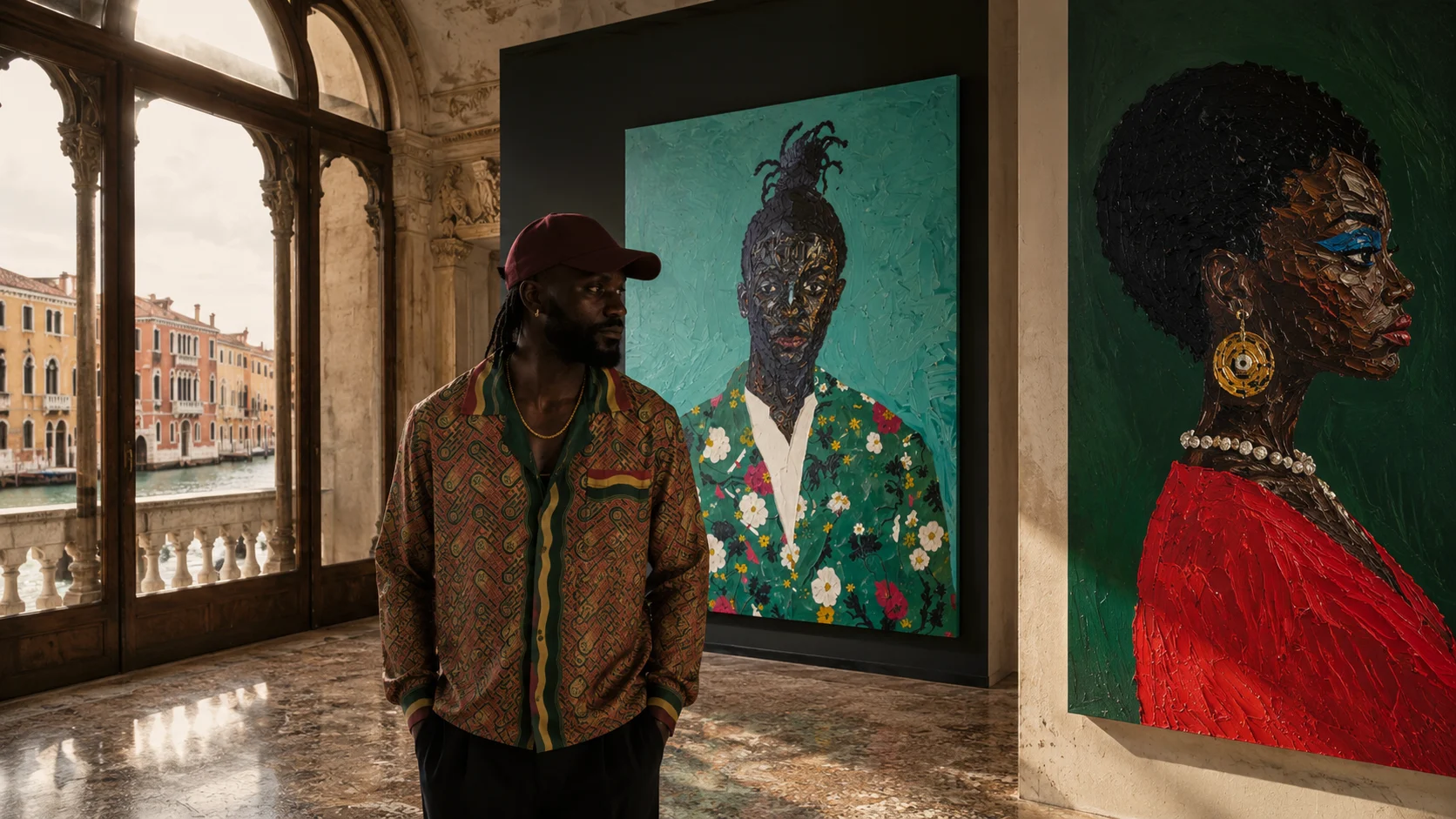 Amoako Boafo Venice 2026 Redefines Portraiture