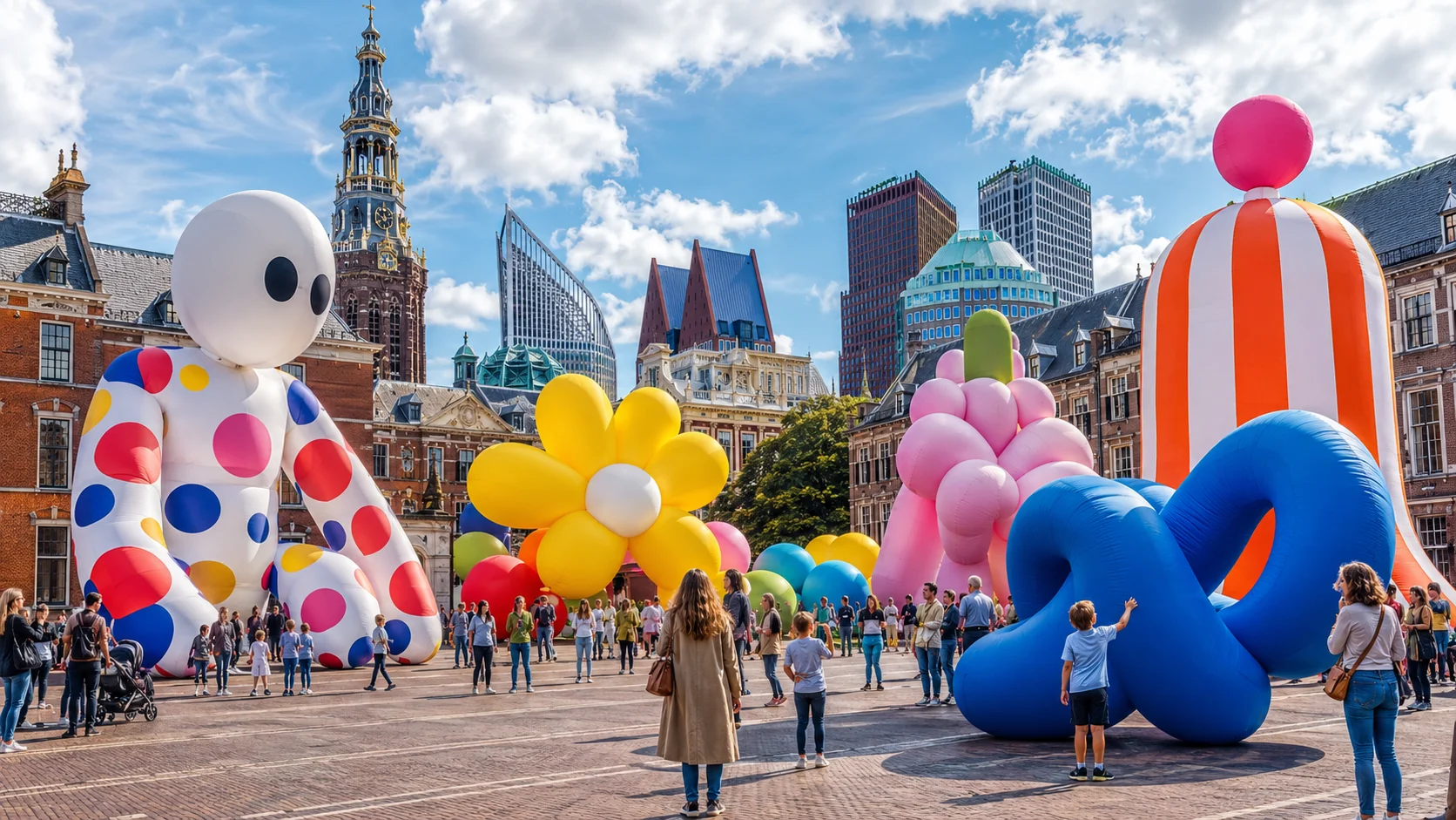 Giant Balloon Art Turns The Hague Into a Gallery
