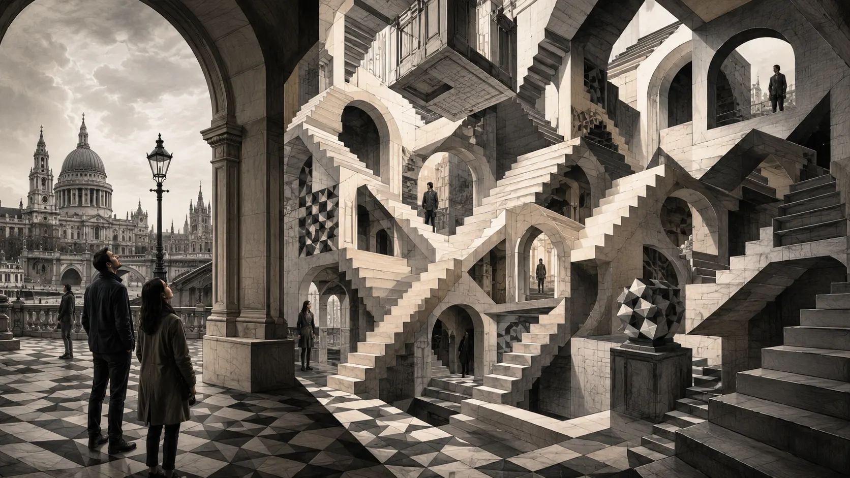 M.C. Escher Exhibition Turns London Upside Down