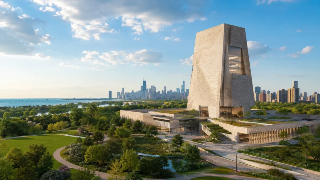 Obama Center Becomes Chicago’s New Visual Icon