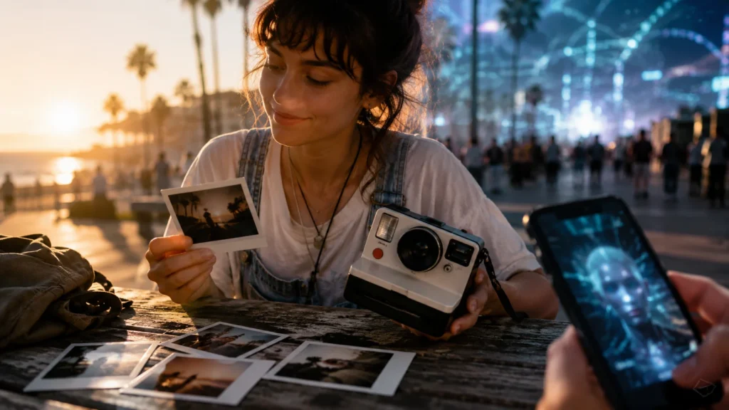 Polaroid Anti-AI Campaign Revives Analog Culture